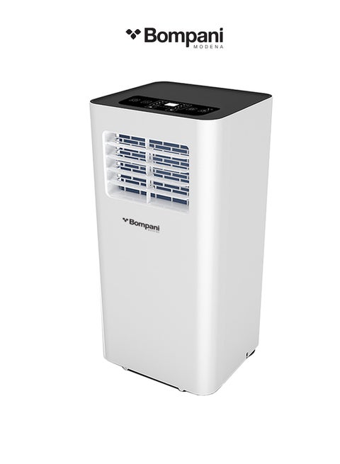 Portable Ac 9000 Btu With Auto Swing, Led Display, And Remote Control - White. Includes Window Connector Kit Bo900 1-Year Manufacturer Warranty And 5-Year Compressor Warranty 220 W BO900 White