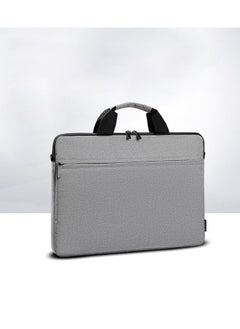 Generic Laptop Sleeve 15.6-16.1 inch Laptop Bag Shockproof Protective Notebook Case with Accessory Pocket Briefcase Carrying Laptop Cover Breathable Waterproo Wear-Resistant and Shock Resistant -Gray  - Image 1