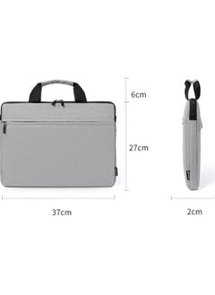 Generic Laptop Sleeve 15.6-16.1 inch Laptop Bag Shockproof Protective Notebook Case with Accessory Pocket Briefcase Carrying Laptop Cover Breathable Waterproo Wear-Resistant and Shock Resistant -Gray  - Image 2