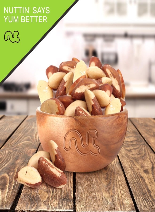 NUT CRAVINGS - Brazil Nuts Roasted & Salted - No Shell, Whole (8oz - 1 Pack) Bulk Nuts Packed Fresh in Resealable Bag - Healthy Protein Food Snack, All Natural, Keto Friendly, Vegan, Kosher - Image 2