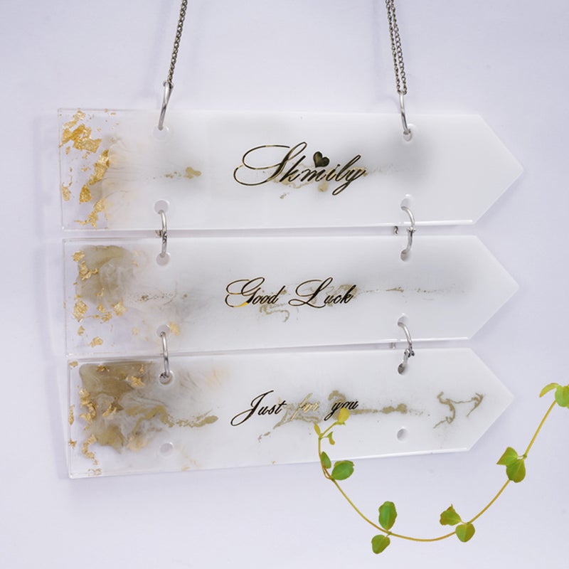 1pc Doorplate Sign Silicone Resin Molds Door Wall Hanging Epoxy Resin Molds - Image 3