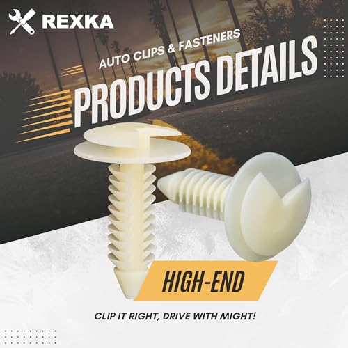 Rexka ركسكا 50 قطعة مشبك تثبيت لوحة باب متوافق مع GM 363137 شيفروليه بليزر سيلفرادو شاحنة GMC يوكون - Image 3