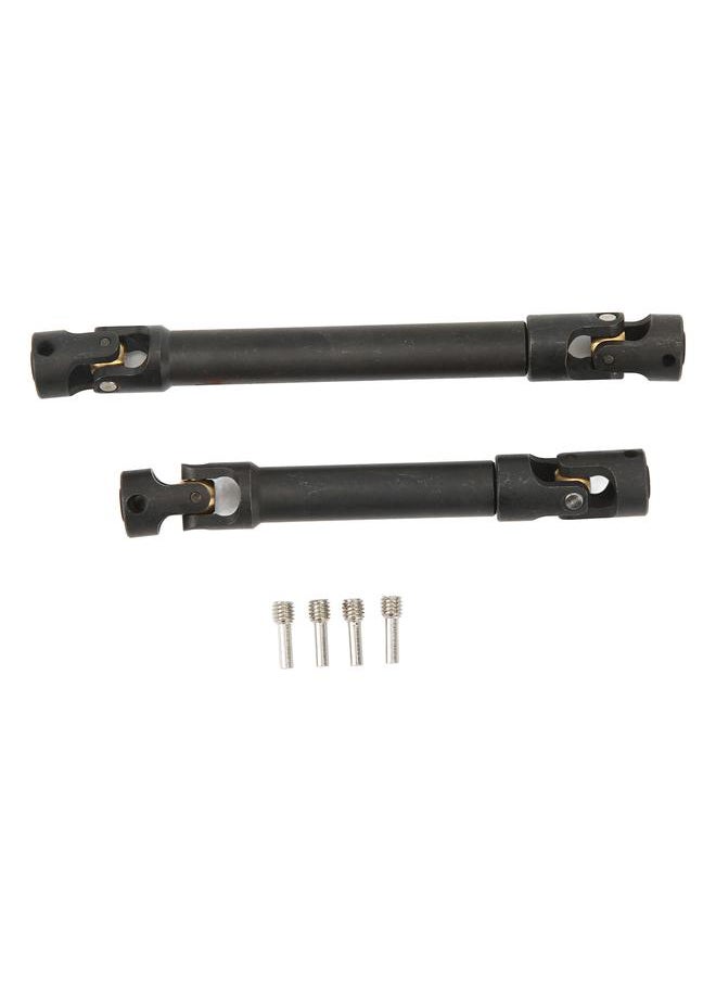Thoraya 2 Pcs RC Drive Shaft Steel RC CVD Transmission Shaft for Axial SCX10 and Other 1/10 RC Crawler Car  - Image 1