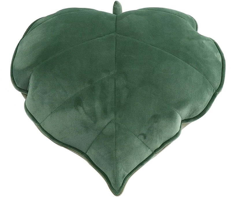 Cyprinus Carpio 3D Leaf Shape Household Pillow Cushion Sofa Lumbar Pillow Household Throw Pillow Decoration 20 20 Inch Green