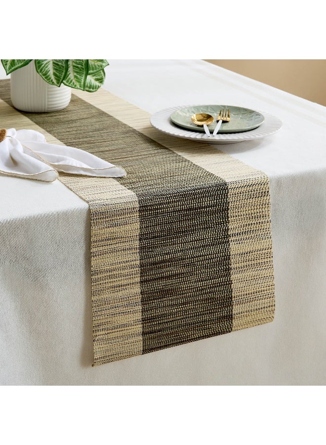 Home Box Bamboona Lia Table Runner - Brown and Beige - 35x120 cm - Image 1