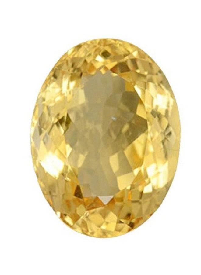 LMDPRAJAPATIS 5.25 Ratti / 4.42 Carat Natural AA++ Quality Original Citrine Sunehla Certified Astrological Purpose Loose Gemstone for Men & Women (Lab Tested) - Image 3