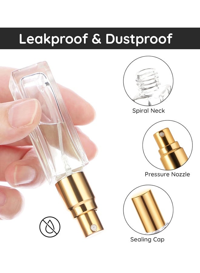 5PCS 0.34oz Refillable Perfume Bottles, Portable Empty Glass Spray Bottles for Travel - Image 3