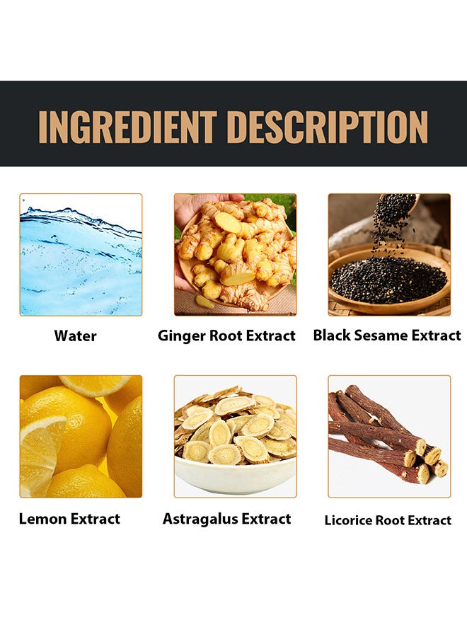 EELHOE Root Activating Shampoo, Strengthen Hair Root Anti Falling And Firm Hair, Thick And Fluffy Hair, Soft And Strong Hair Repair And Care Shampoo, 100ML - Image 2