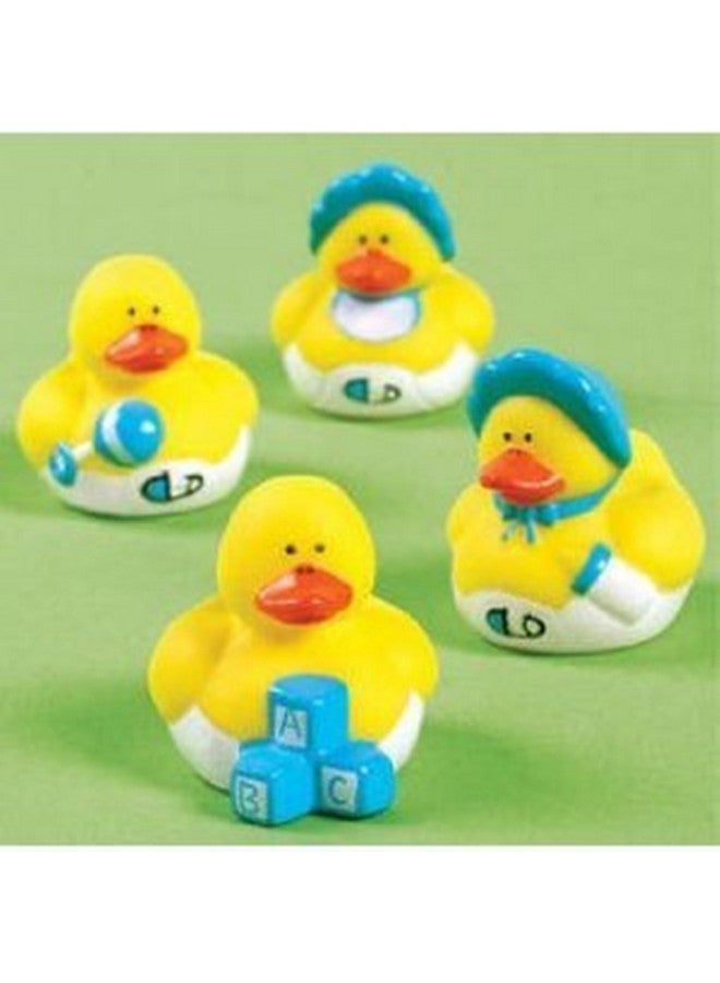 Fun Express Vinyl Mini Baby Shower Rubber Duckies - 24 Pieces