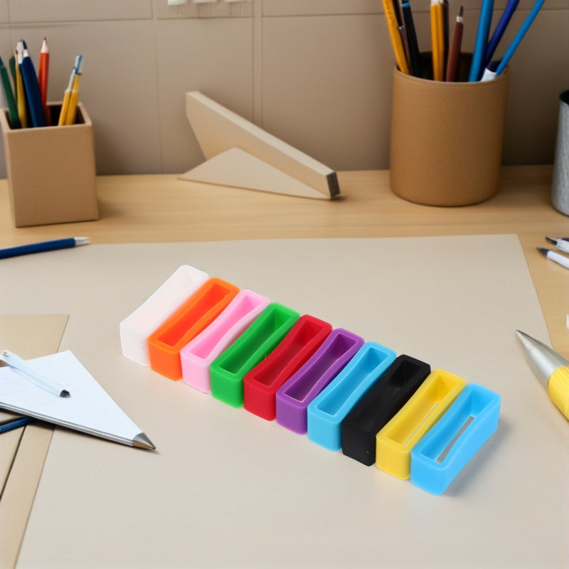 50pcs Silicone Watch Band Holders Replacement Strap Keeper Retainer Fasteners Parts for Watch Sports Accessories - Image 4