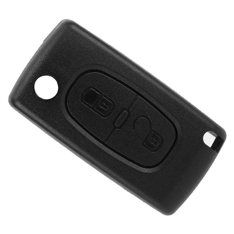 2Button Car Remote Flip Key Fob Case Blade Cover Shell Fit for PEUGEOT 207 307 308 407 - Image 1