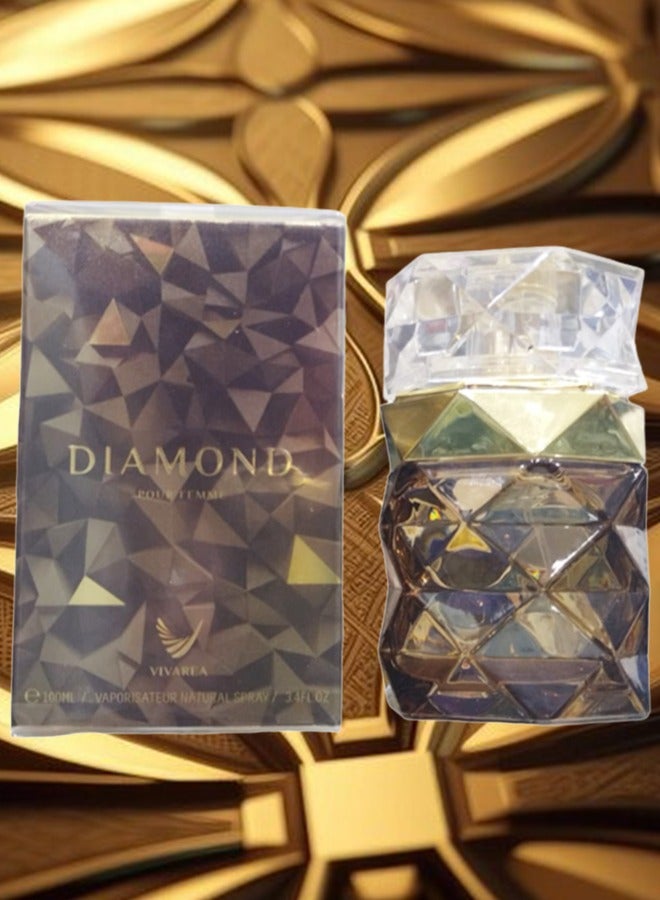 فيفاريا 7 قطع عطر دايموند بني 100 مل - Image 2