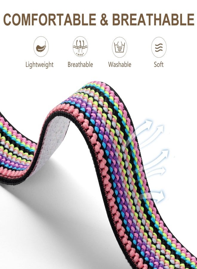 Easuny 12 Pack Stretchy Bands Compatible with Samsung Galaxy Watch 8 Band 40mm 44mm, Samsung Galaxy Watch 8 Classic 46mm Loop, Elastic Nylon Fabric No Gap Sport Strap Replacement for Women Men - Image 4