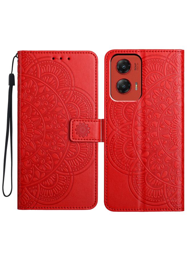 اس-توب جراب لهاتف Motorola Moto G Stylus 5G 2024 جراب هاتف جلدي منقوش بالزهور - Image 1