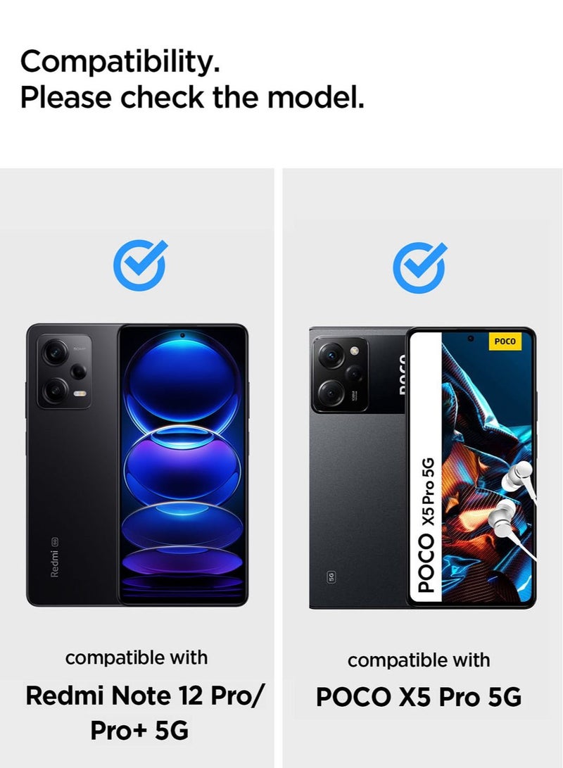 Spigen Glastr Slim for Xiaomi Poco X5 PRO / Redmi Note 12 PRO+ and Redmi Note 12 PRO Screen Protector Premium Tempered Glass- 2 Pack - Image 2