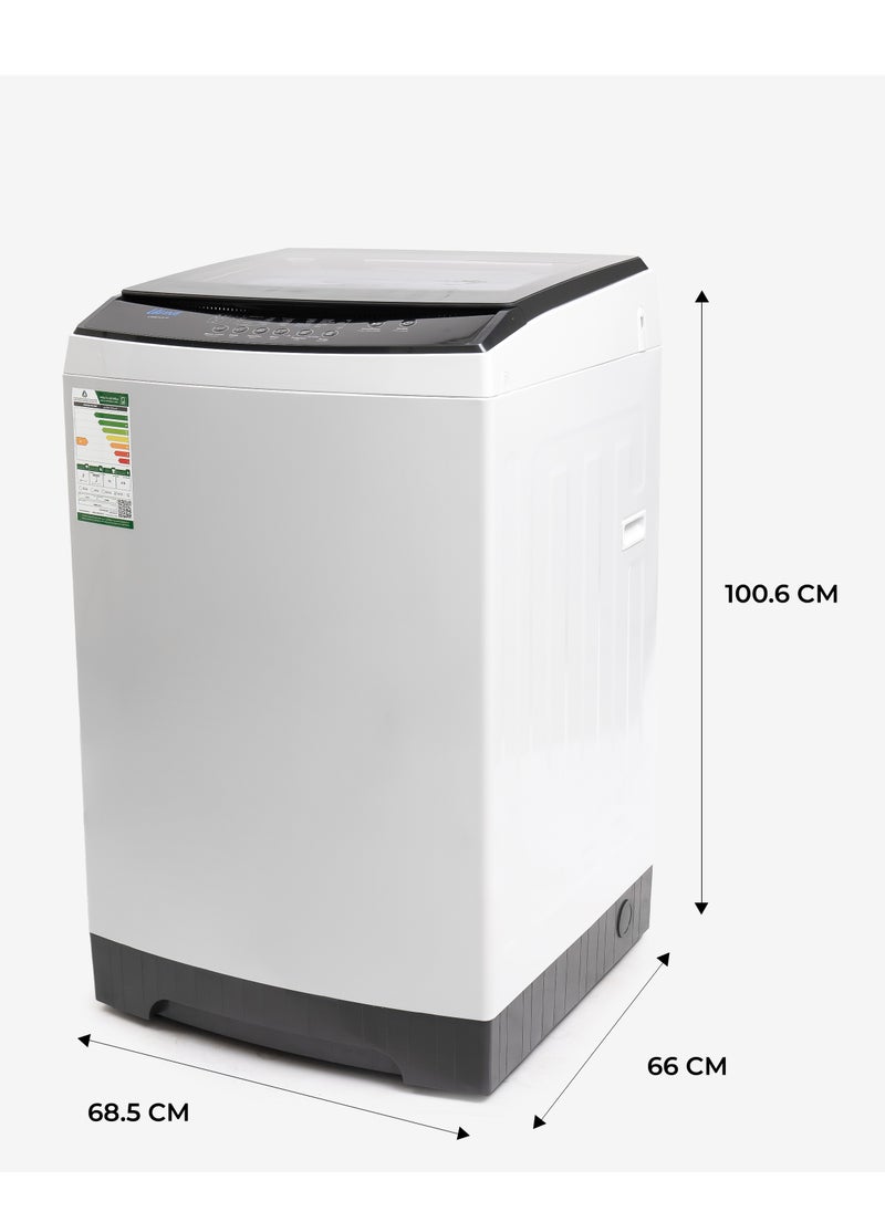 UGINE - Ugine Top Load Automatic Washing Machine, 12 KG, White - UWMTLN12W - Image 1