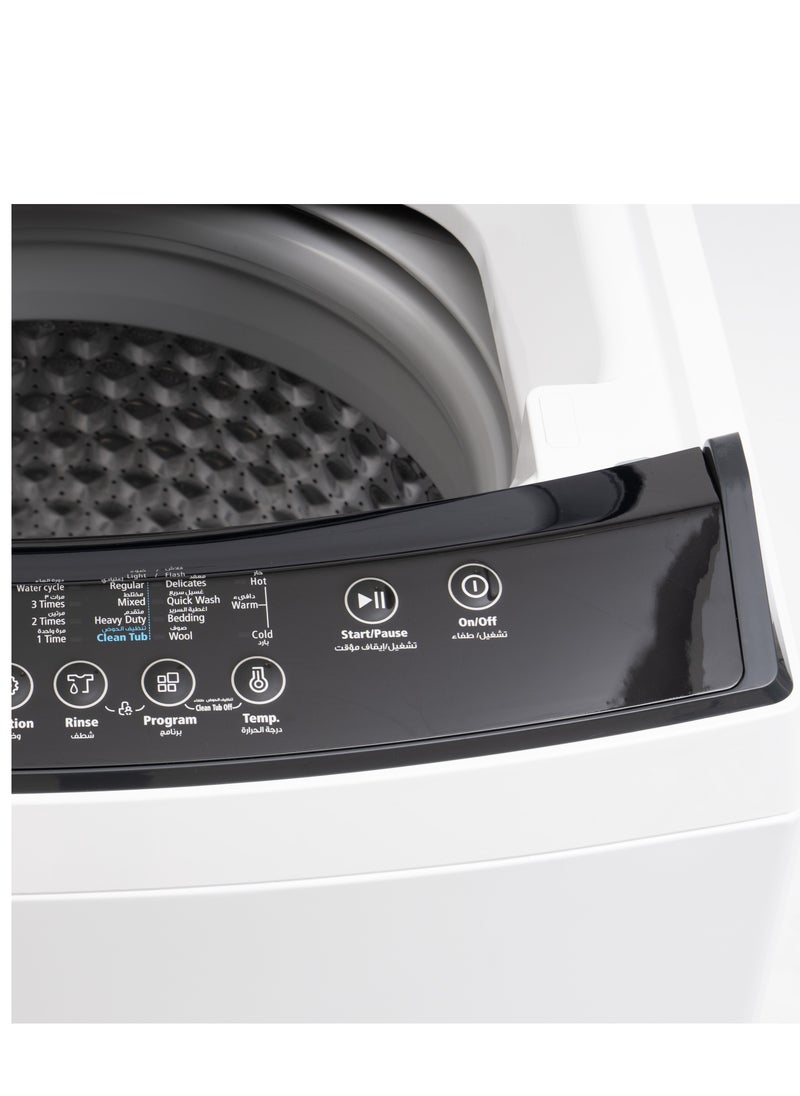 UGINE - Ugine Top Load Automatic Washing Machine, 12 KG, White - UWMTLN12W - Image 1