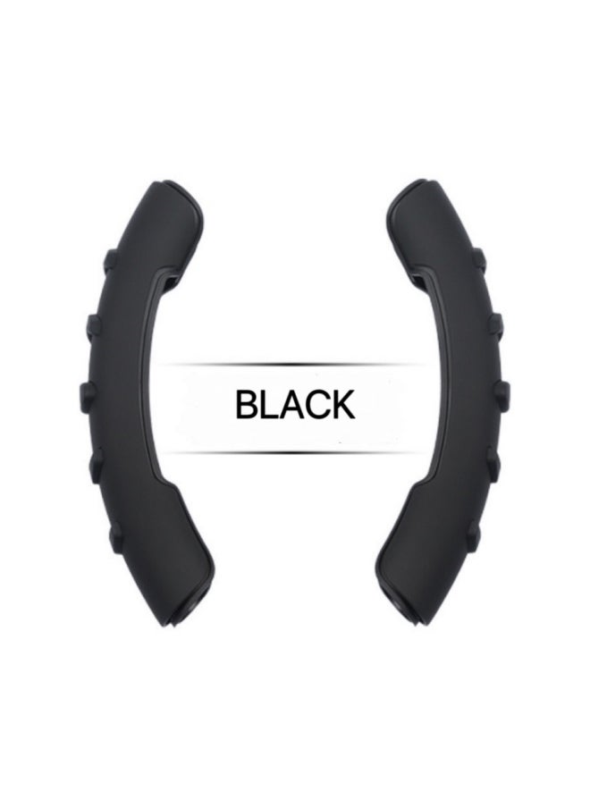 Generic Car Universal Anti Slip Handle Knob Steering wheel Cover With Spinner Booster Steering Wheel Control Knob (Black)  - Image 1