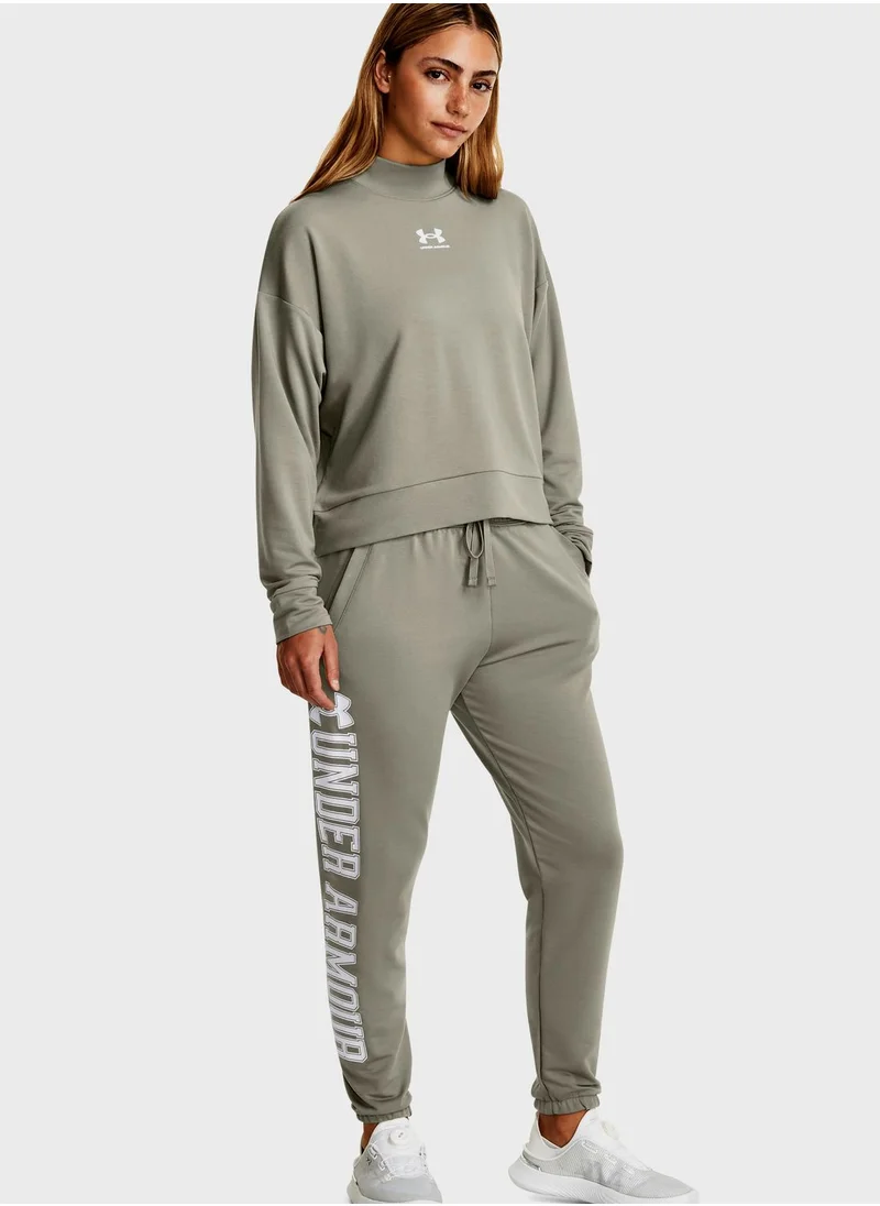 UNDER ARMOUR Rival Terry Graphic Joggers