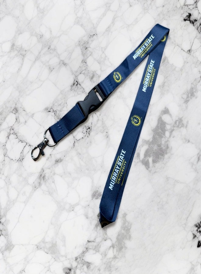 Desert Cactus Murray State University Lanyard Racers Car Keys ID Badge Holder Keychain Detachable Breakaway Snap Buckle (Blue) - Image 4