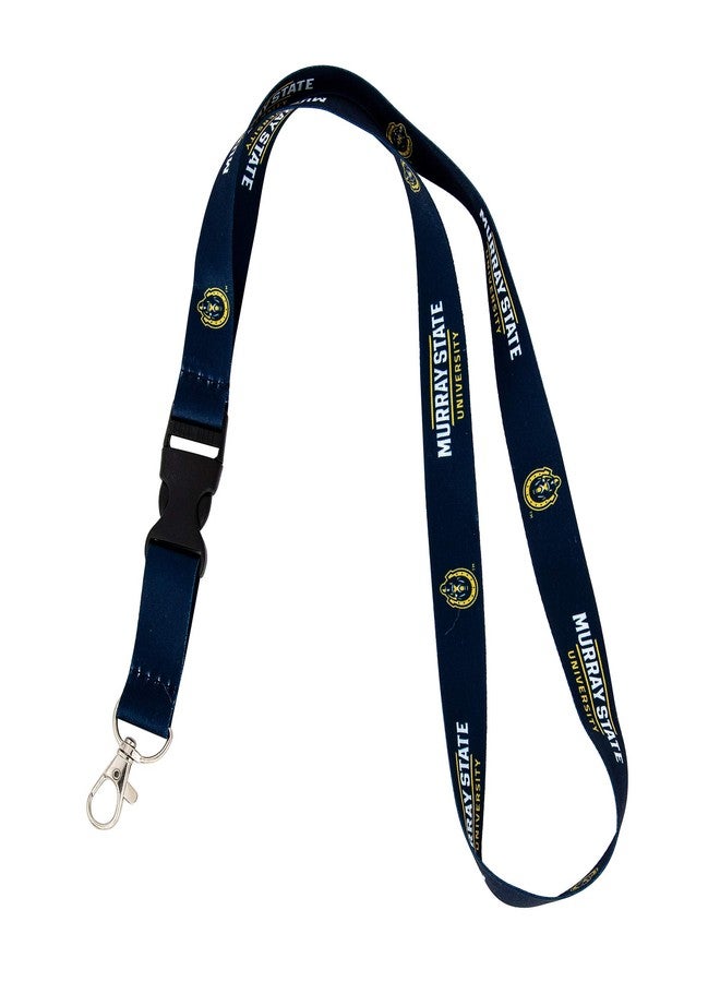 Desert Cactus Murray State University Lanyard Racers Car Keys ID Badge Holder Keychain Detachable Breakaway Snap Buckle (Blue) - Image 1