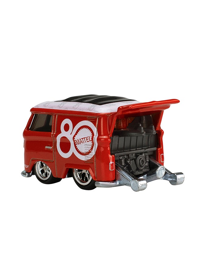 Hot Wheels Van, Premium Mattel 80Th Volkswagen Kool Kombi, 1:64 Scale Collectible Vehicle, Real Riders Tires, Metal/Metal Body & Chassis - Image 4