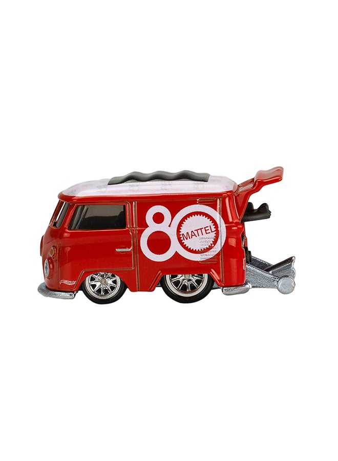 Hot Wheels Van, Premium Mattel 80Th Volkswagen Kool Kombi, 1:64 Scale Collectible Vehicle, Real Riders Tires, Metal/Metal Body & Chassis - Image 5