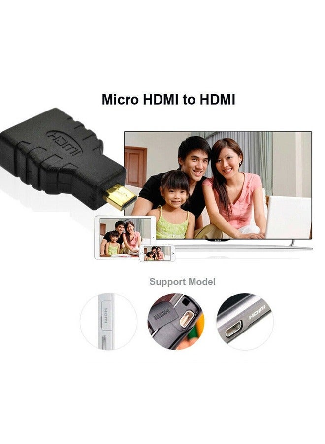 Taimi HDMI Female to Micro HDMI Male Adapter Connector HD TV DVD  - Image 4