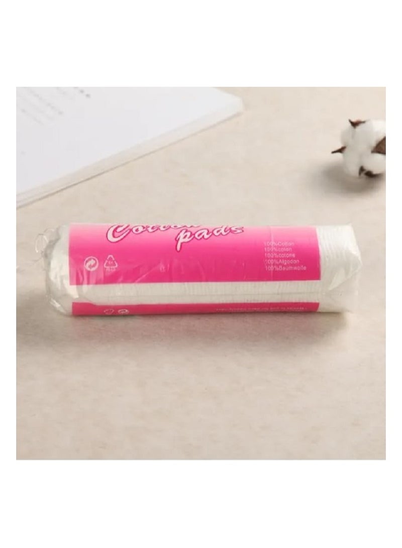 80 Pieces Cotton Round Makeup Remover Pads - Hypoallergenic, Lint-Free, 100% Cotton Wipes - Eye Pads for Face Cleansing, Makeup Removal, Face Toner, Nail Polish Remover - Image 4