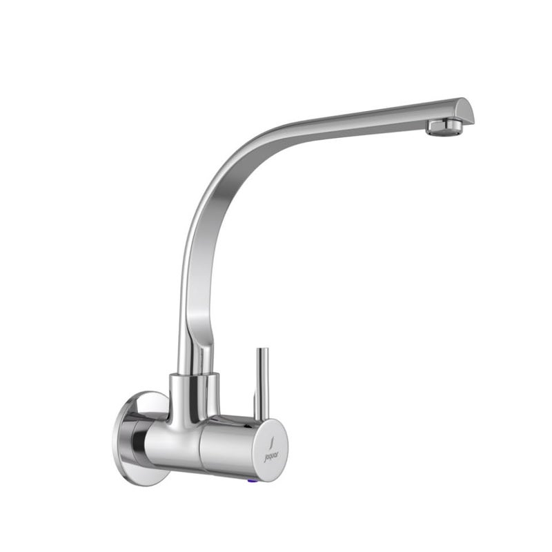 JAQUAR Florentine Series Wall Mounted Cold ONLY Basin TAP (Chrome) | Center Lever, Brass Body Water Tap/Faucet/Kitchen Wash Basin | FLP-CHR-5347PMD - Image 5