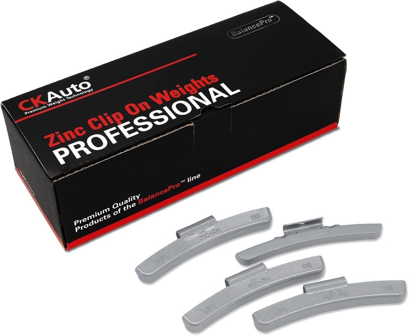 CKAuto MC-Series Zinc Clip on Wheel Weights, 1.75oz, 25 Pcs - Image 1