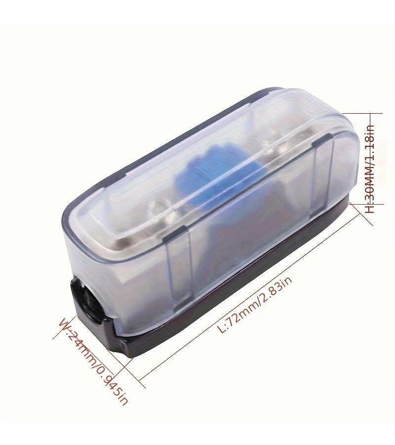 Mini Frosted AFS Fuse Holder 150A for Car Audio Modification - Image 4