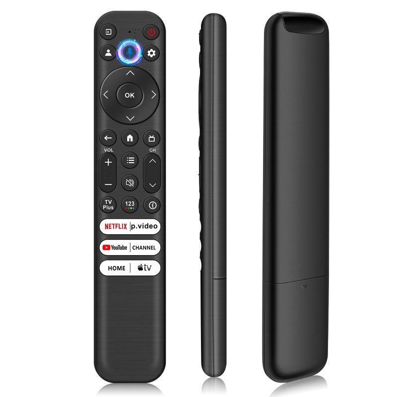 Daloben جهاز تحكم بديل صوتي لتلفاز TCL، جهاز تحكم RC813 البديل متوافق مع تلفزيونات TCL QM7 QM8 S5 S4 S3 Q7 Q6 Q5 الذكية 2017-2025 - Image 1