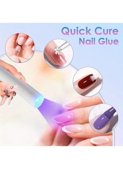 ZVEV Wireless Handheld UV Light For Gel Nails, Mini Nail Dryer, Portable Gel Polish Curing Lamp, Perfect Gift for Girls（Green）  - Image 4