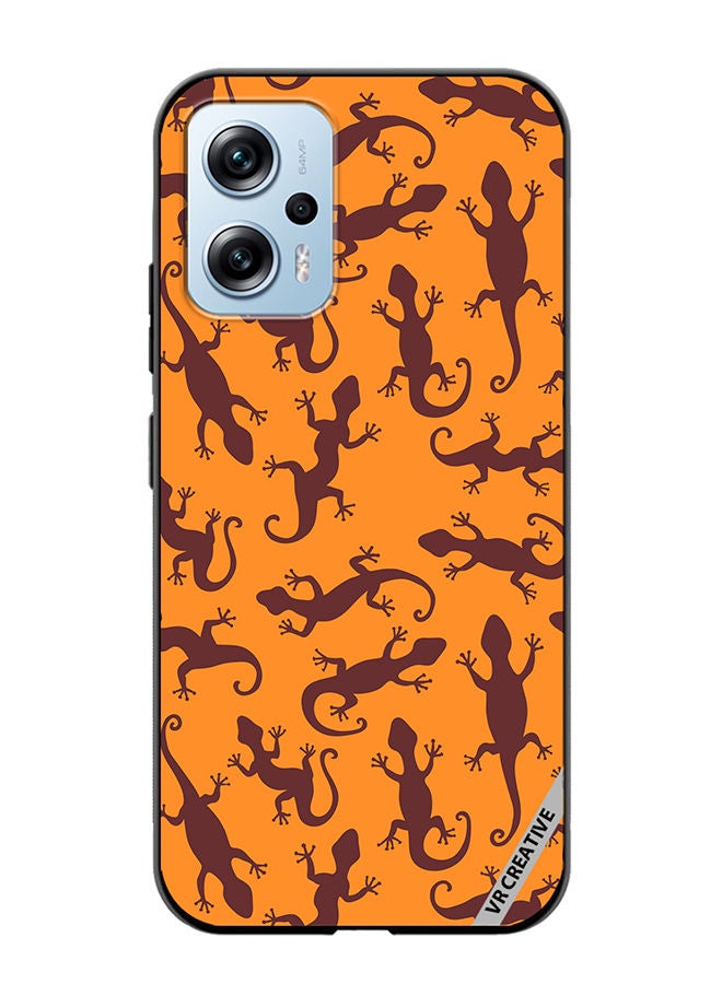 VR CREATIVE Protective Case Cover For Xiaomi Poco X4 GT Gecko Animal Design Multicolour - Image 1