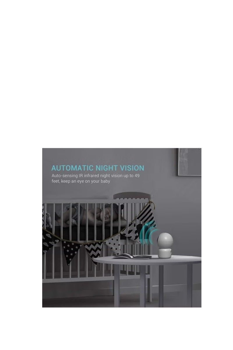 HeimVision HM203 1080P Security Camera With Smart Night Vision/Ptz/Two-Way Audio, 2.4GHz Wireless Home Surveillance IP Camera For Baby/Elder/Pet/Nanny Monitor, Cloud Service/Microsd Support - Image 4