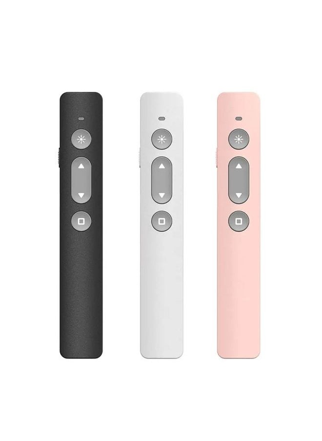 BURAQ - B1 Multimedia Infrared Laser Pointer Teaching Business Wireless PPT Page Turning Pen(Black) - Image 1