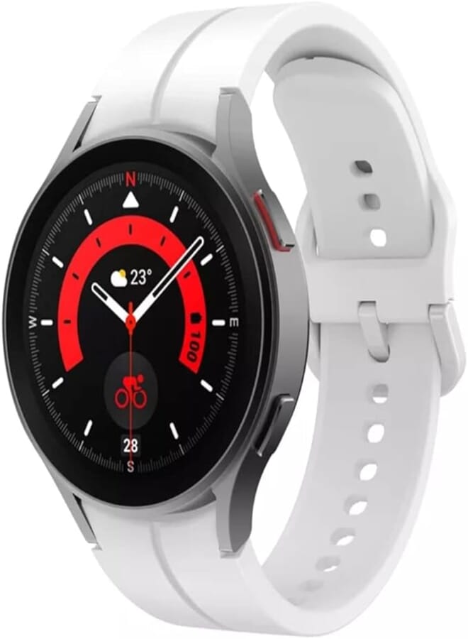 Dado Silicone Replacement Band Compatible with Samsung Galaxy Watch 6 Classic 47/43mm | 5 Pro 45mm | 4 Classic 46/42mm | Watch 6/5/4 44/40mm, Special strap No Gap design