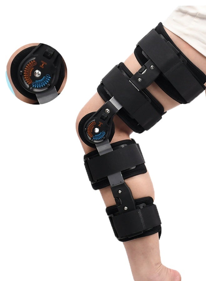 YelaJoy Hinged ROM Knee Brace with Side Stabilizers and  Locking Dials, Post Op Knee Immobilizer for Arthritis ACL, MCL and PCL, Meniscus Tear Injurie/Knee Pain Medical Orthopedic Support - Image 1