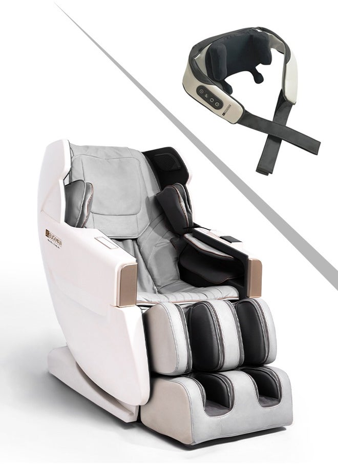 JC BUCKMAN ExaltUs 4D Electric Shoulder Massager, 12 Auto Programs With Smart Sensors 