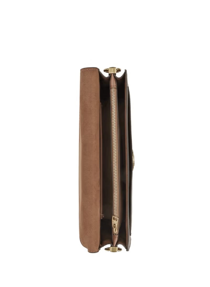 coachoutlet Premium Coach Designer Crossbody Bag, Taupe Pebbled Leather, Ideal Gifting Option for Middle Eastern Women - Image 3