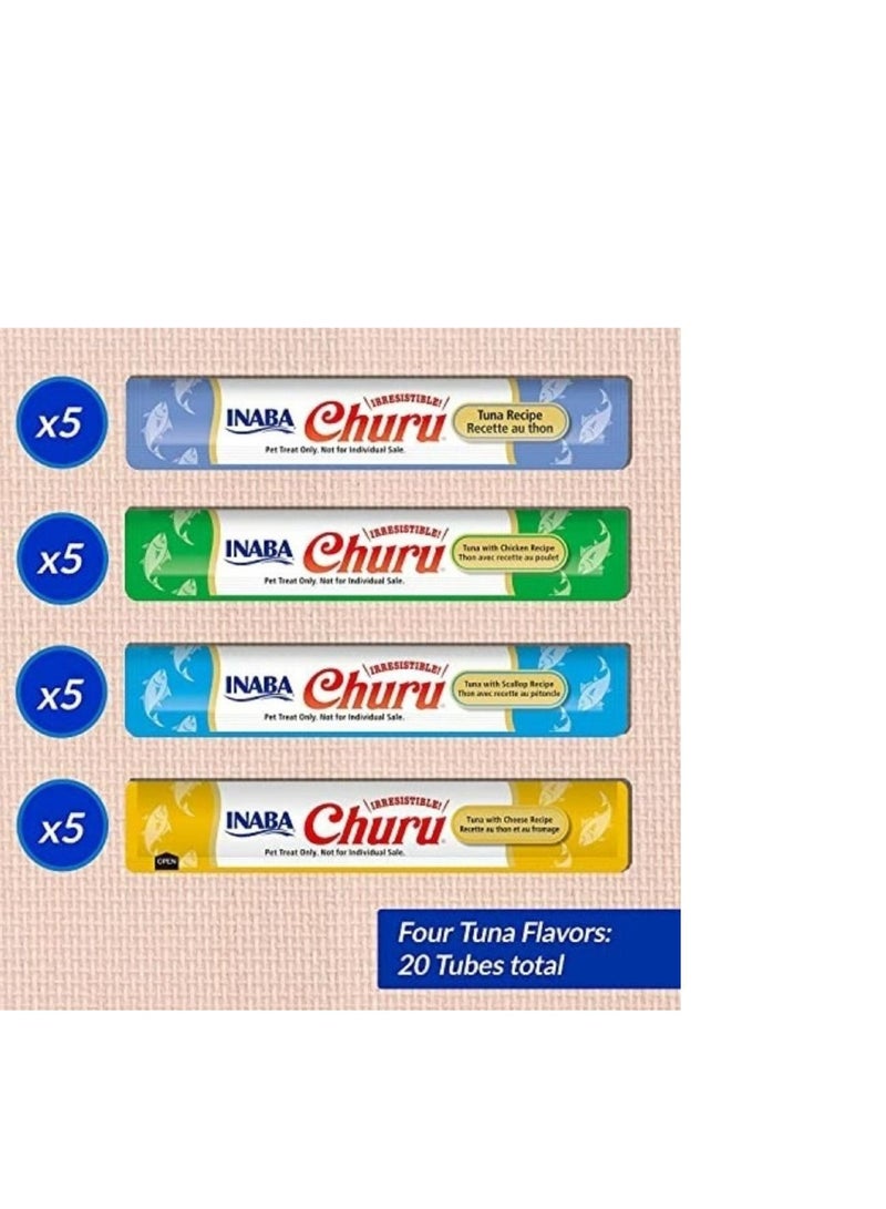 INABA Churu tuna varieties bag treats for cats, 20 tubes×14g  - Image 3