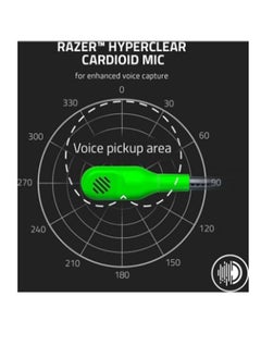 RAZER Blackshark V2 X Gaming Headset: 7.1 Surround Sound 50mm Drivers Memory Foam Cushion For Pc, Ps4, Ps5, Switch, Xbox One, Xbox Series X & S, Mobile 3.5mm Audio Jack Green, Standard  - Image 2