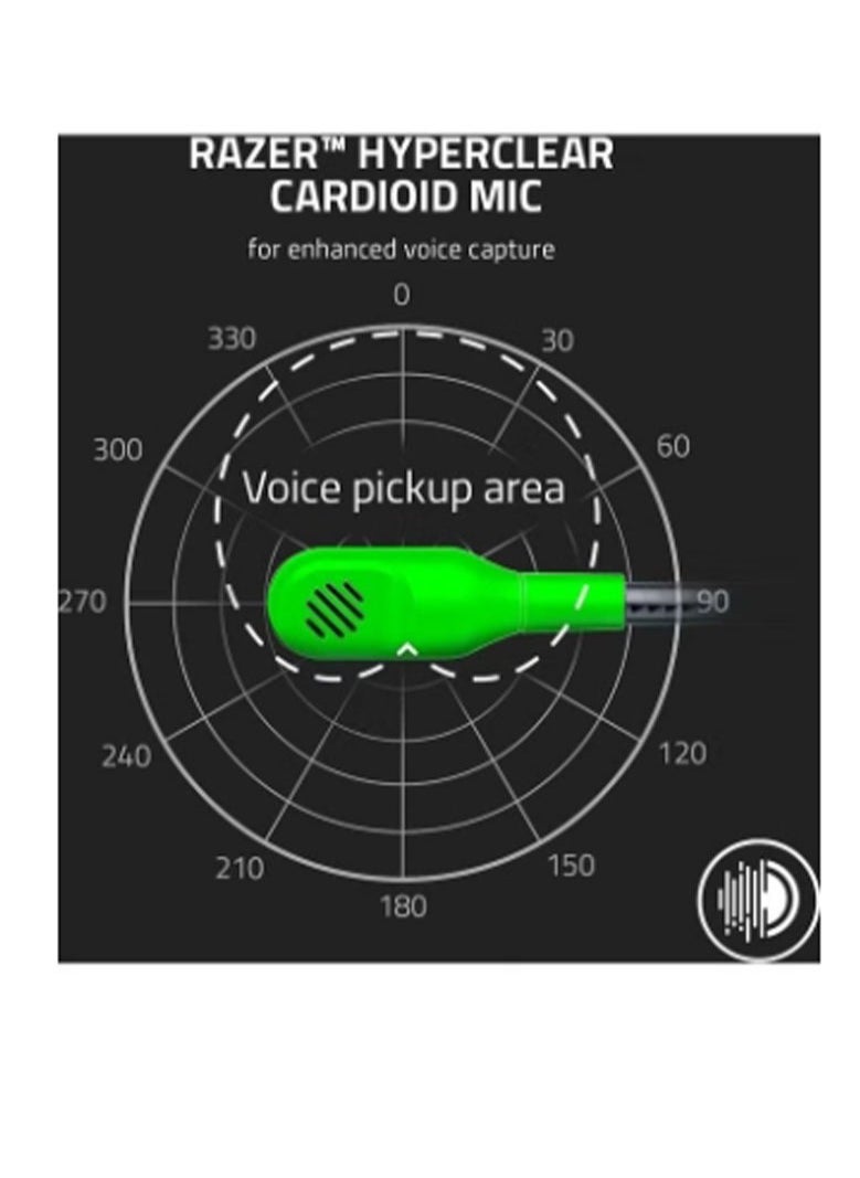 RAZER - Blackshark V2 X Gaming Headset: 7.1 Surround Sound 50mm Drivers Memory Foam Cushion For Pc, Ps4, Ps5, Switch, Xbox One, Xbox Series X & S, Mobile 3.5mm Audio Jack Green, Standard - Image 1