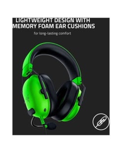 RAZER Blackshark V2 X Gaming Headset: 7.1 Surround Sound 50mm Drivers Memory Foam Cushion For Pc, Ps4, Ps5, Switch, Xbox One, Xbox Series X & S, Mobile 3.5mm Audio Jack Green, Standard  - Image 4