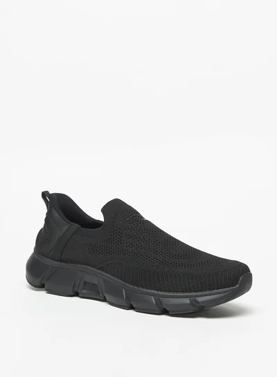 Dash Men Textured Slip-On Walking Shoes
