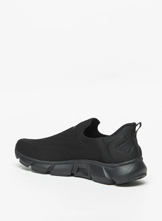 Dash Men Textured Slip-On Walking Shoes