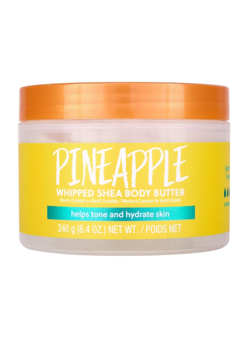 Tree Hut Tree Hut Pineapple Whipped Shea Body Butter  Longlasting Hydration Leaves Skin Feeling Soft  Moisturized  Lightweight  Nourishing Essential Body Care  84 fl oz 