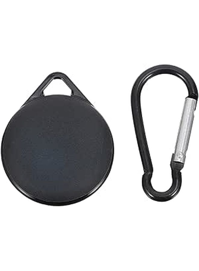 Pet Tracker Protective Case with Keychain Hook for Outdoor Use Black - Image 1