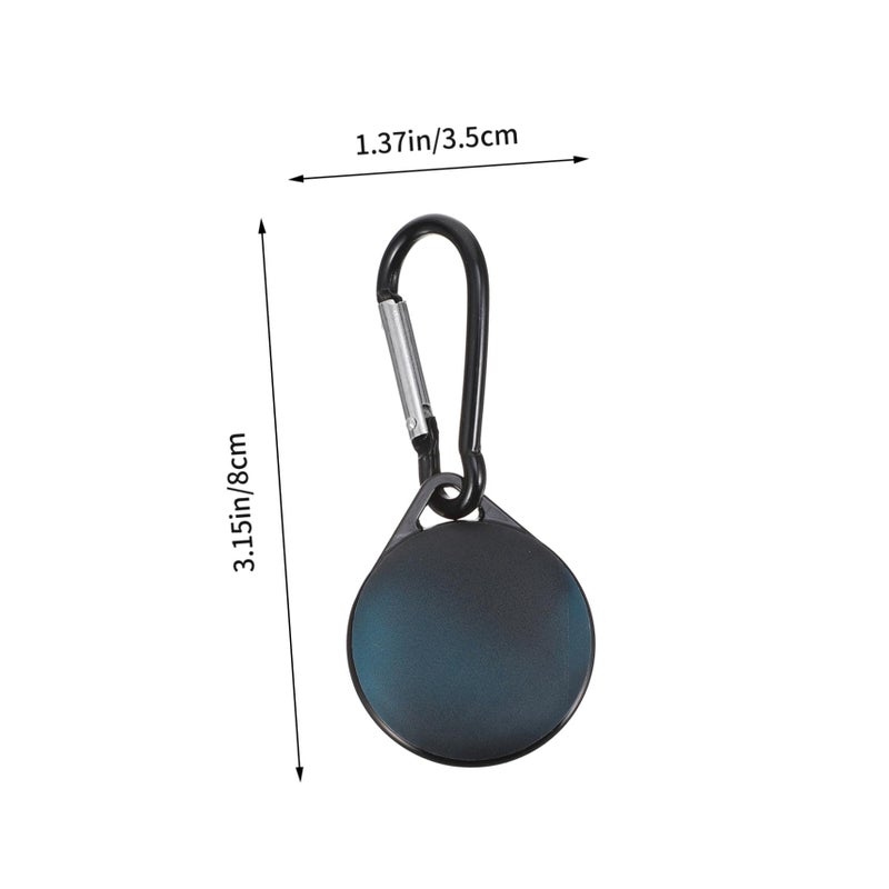 Pet Tracker Protective Case with Keychain Hook for Outdoor Use Black - Image 3